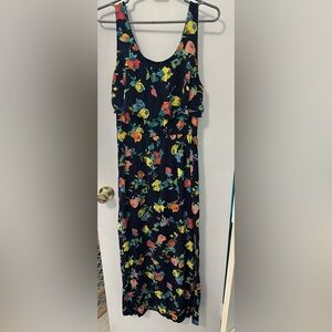 DRESS - sleeveless floral print